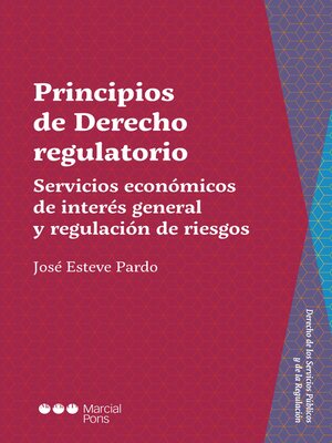 cover image of Principios de Derecho regulatorio